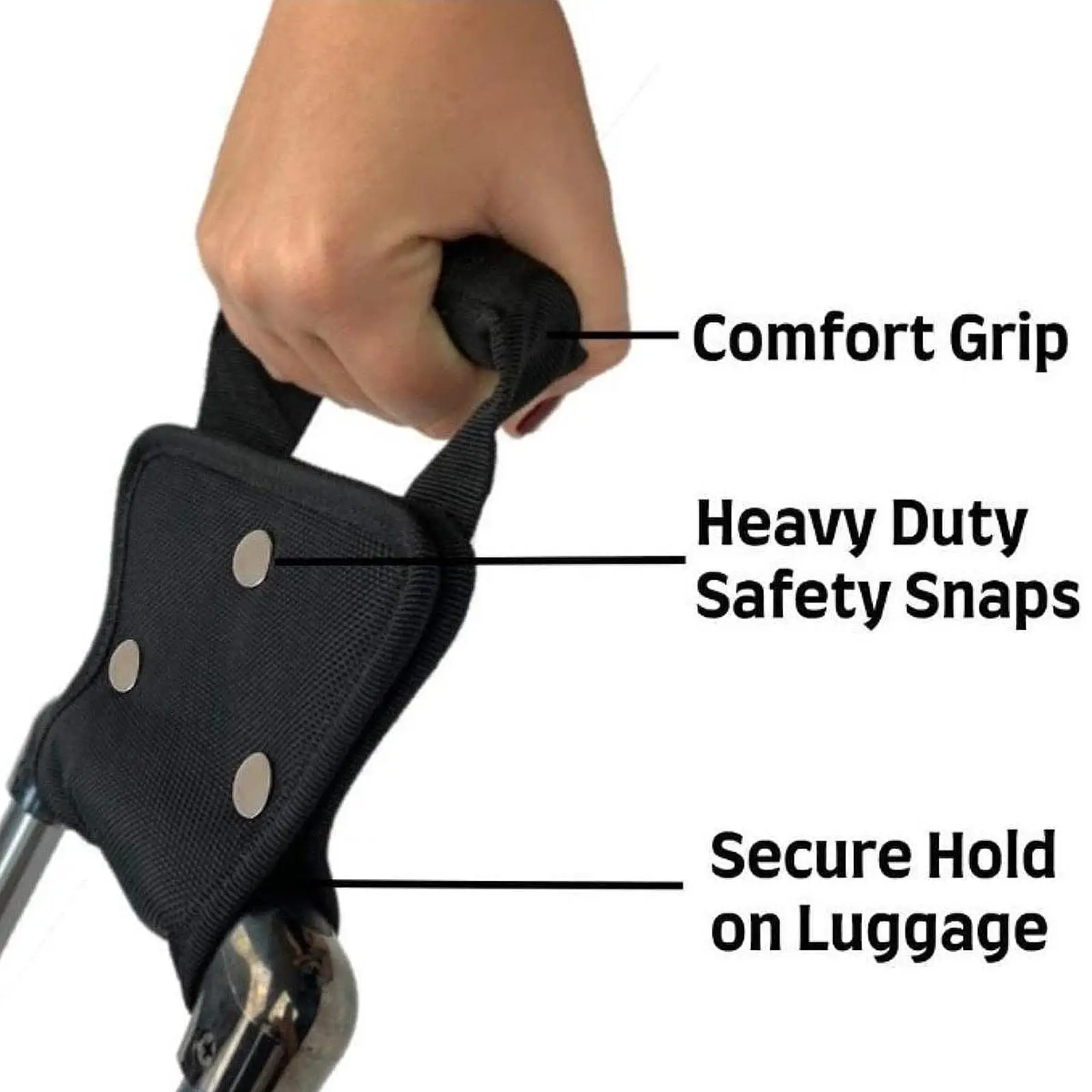 extension de poignée de bagage, valise à main détachable, légère, amovible, portable pour les voyages