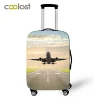 housses de valise de voyage pour homme, housses de protection élastiques, pour avion, hélicoptère, valise, roulettes