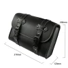 sacoche de bagage arrière de moto, pochette étanche, sacs à outils latéraux, valise punk universelle pour harley dyna sportster xl883
