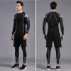 combinaison de sport à compression pour hommes, séchage rapide, transpiration, fitness, entraînement, kit mma, rashguard, vêtements de sport pour hommes, jogging, course à pied