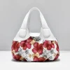 sac à main de luxe en cuir pu pour femmes, design floral, poignée supérieure, sacs à bandoulière, sacoche, fourre tout