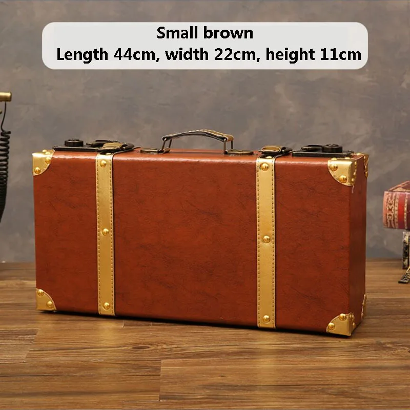 valise de luxe vintage en cuir rouge personnalisée, coffre de voyage, valise à bagages, mode, grande capacité, rangement de vêtements, boîte d'accessoires