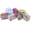 mode métal mini valise pour poupées jouets miniatures tronc maison de poupée décoration belle petite pochette boîte à bijoux poupée sac à main