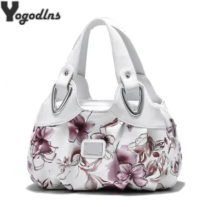 Sac à main de luxe en cuir PU pour femmes, Design floral, poignée supérieure, sacs à bandoulière, sacoche, fourre-tout