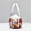 sac à main de luxe en cuir pu pour femmes, design floral, poignée supérieure, sacs à bandoulière, sacoche, fourre tout