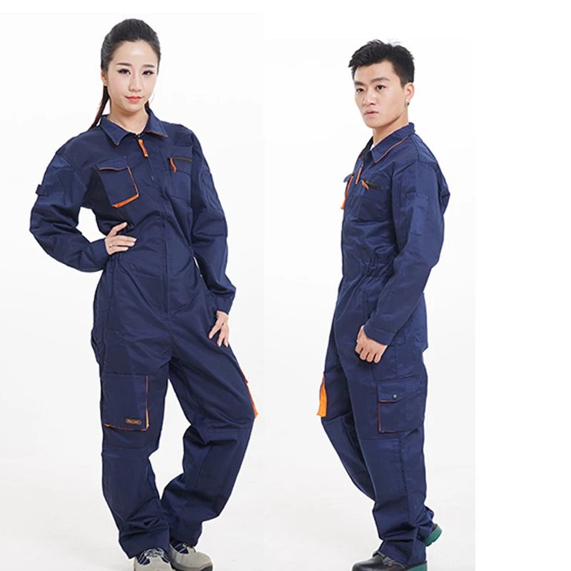 combinaisons à manches longues pour hommes et femmes, uniformes de travail décontractés, vêtements de travail trempés pour hushand, grande taille, 4xl, 5xl