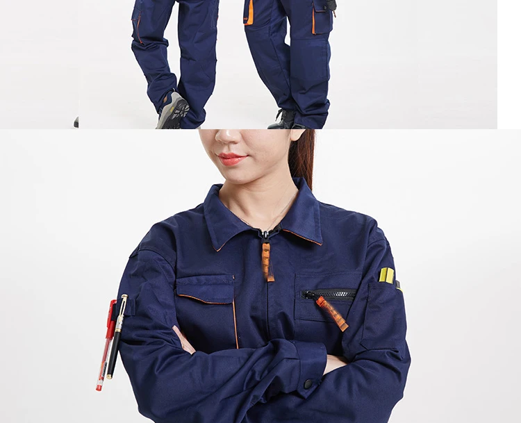combinaisons à manches longues pour hommes et femmes, uniformes de travail décontractés, vêtements de travail trempés pour hushand, grande taille, 4xl, 5xl