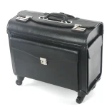 Bagages à roulettes 16/19 pouces pour hommes et femmes, bagages de bord, cabine de capitaine, valise de voyage d&rsquo;affaires en pu