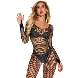 XXXL noir Sexy body femmes résille ouvert entrejambe catsuit maille collants Lingerie érotique body vêtements de nuit combinaison Teddies XXXL noir Sexy body femmes résille ouvert entrejambe catsuit maille collants Lingerie érotique body vêtements de nuit combinaison Teddies