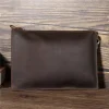 pochettes pour hommes en cuir véritable sac à main mâle longs portefeuilles d'argent pochette pour téléphone portable homme pochette de fête porte carte