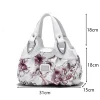 sac à main de luxe en cuir pu pour femmes, design floral, poignée supérieure, sacs à bandoulière, sacoche, fourre tout