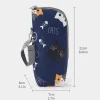 sac de voyage portable pour biberon, étui de voyage avec conception isolée, organisateur de biberon pour voyage et alimentation en plein air