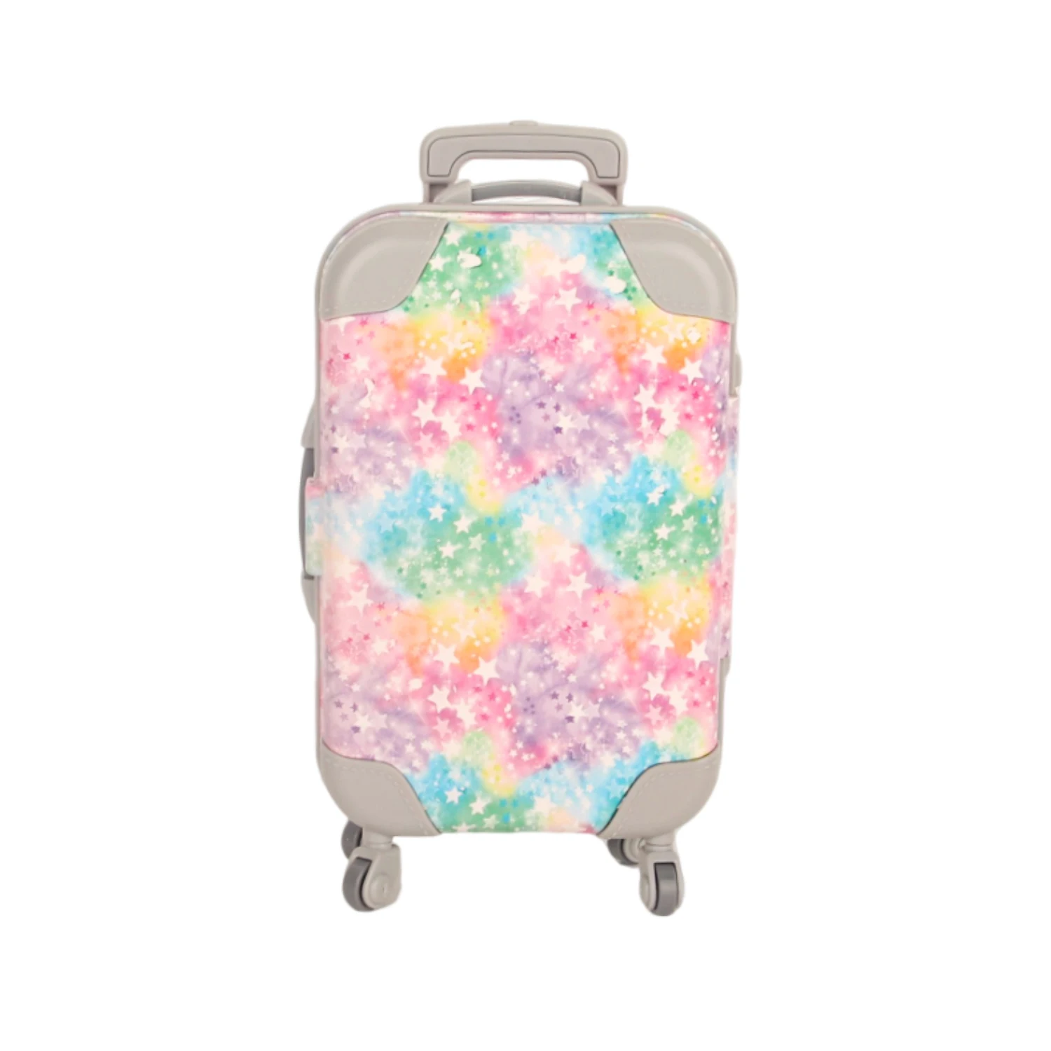 valise à revêtement coloré pour bébé, coffre en plastique couleur arc en ciel pour bébé de 43cm, nouveau né et 18 pouces, poupée américaine/og pour fille, jouets pour enfants