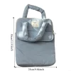 Étui de transport pour tablette 11 pouces, résistant aux chocs, pochette bouffante pour ordinateur portable, sac d'ordinateur souple décontracté pour l'école
