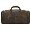 sac à bagages en cuir de grande capacité pour hommes, sac de voyage, sacs de week end sur les bagages de nuit, sacs à main pour hommes