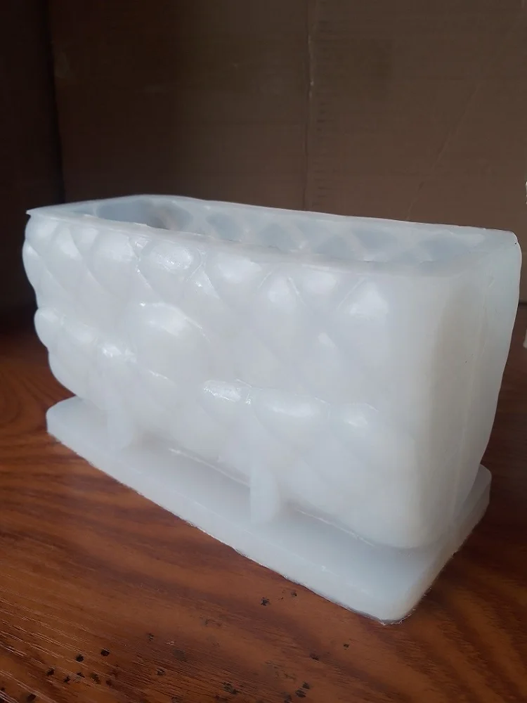 sac à main de luxe de grande taille, valise circulaire, moule en silicone, sac à savon, bougie, fabrication résinue, cadeau souvenir