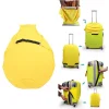 housse de protection pour bagages en tissu extensible, étui anti poussière pour bagages, adapté à une valise de 18 à 28 pouces, accessoires de voyage