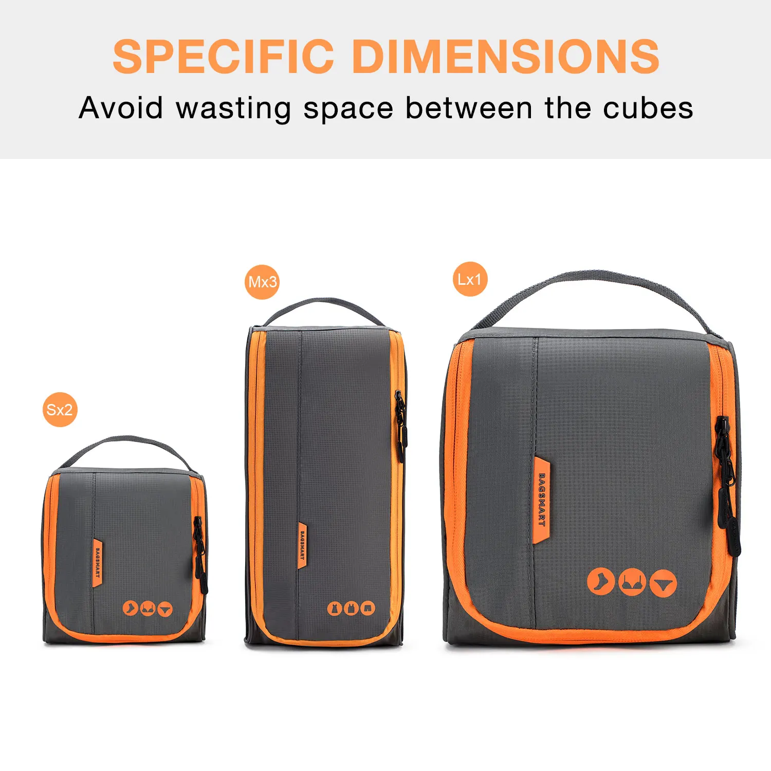 organisateur de voyage léger pour hommes, 6 pièces, sacs intelligents, cubes d'emballage pour valises à cadre métallique, organisateurs de valise pour femmes