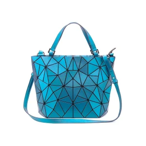 Sac à main fourre-tout pour femmes, sacs à bandoulière de grande capacité, sac à main géométrique mat, sac seau pliable Sac à main fourre-tout pour femmes, sacs à bandoulière de grande capacité, sac à main géométrique mat, sac seau pliable