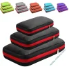 Cubes d’emballage de compression pour vêtements, sac de rangement de voyage, valise, ensemble d&rsquo;évaluation de bagages, sous-vêtements, chaussures, outils d&rsquo;organisation à domicile