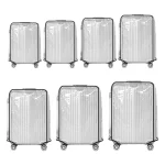 Housse de protection transparente pour valise, 18-30 pouces, protection transparente pour bagages de voyage, boîtier de chariot étanche pour valise à roulettes