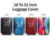 housse de protection pour valise de voyage, 18 à 32 pouces, anti poussière, résistante à l'usure, épaisse et élastique, accessoires de voyage pour chariot