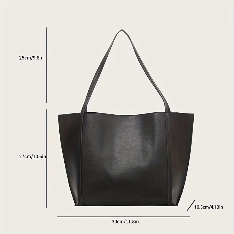 sac à main noir à la mode, grande capacité, léger et facile à transporter, le design rétro de sac à main à bandoulière unique est à la mode