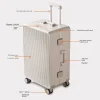 20/22/24/26/28 pouces bagages épaissi pc étudiants cadre en aluminium valise élégante grande capacité roues silencieuses valise de voyage