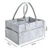 sac à couches pour bébé, sac de support portable, table de changement et boîte de rangement des essentiels de pépinière de voiture
