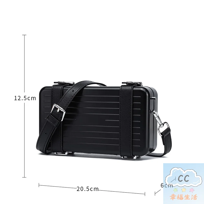 sac à main classique et élégant en forme de bagage rigide : cadeau de sac à bandoulière au design créatif