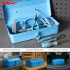 boîte à outils pour instruments de sécurité pour enfants, mallette à outils portable pour femmes, boîte de rangement, valise extérieure pour composants d'outils