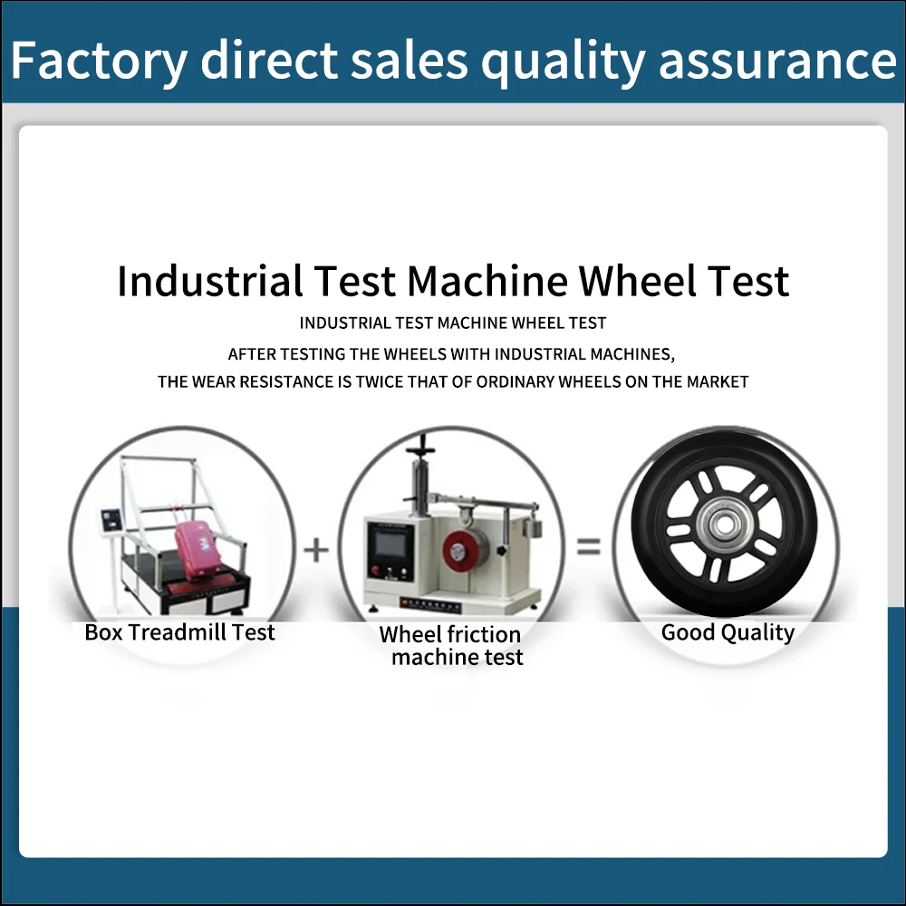 22 pièces/ensemble valise roue dia40mm/50mm/60mm bagages roues remplacement valise réparation accessoire durable muet valise roulettes