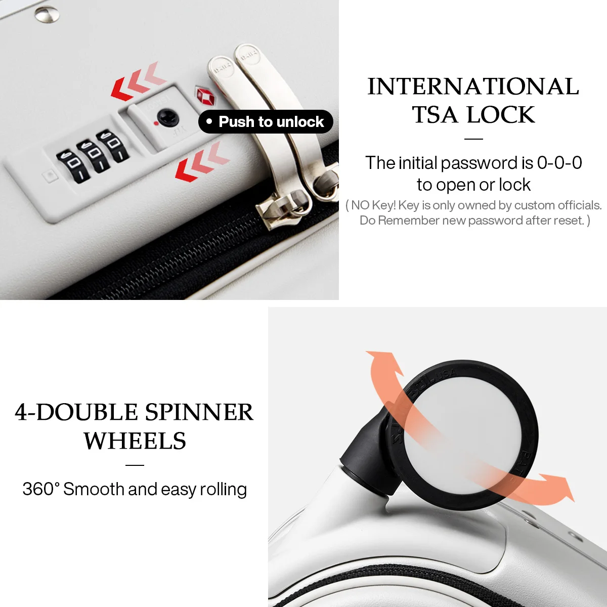 rei valise à cadre en aluminium, design brevet, bagage à main et à roulettes, belle cabine d'embarquement, 18, 20, 24 pouces, m9260