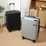 Valise à roulettes de 20/24/28 pouces pour voyage avec poignée de traction, adaptée aux hommes et aux femmes, grande capacité, adaptée à vérifié