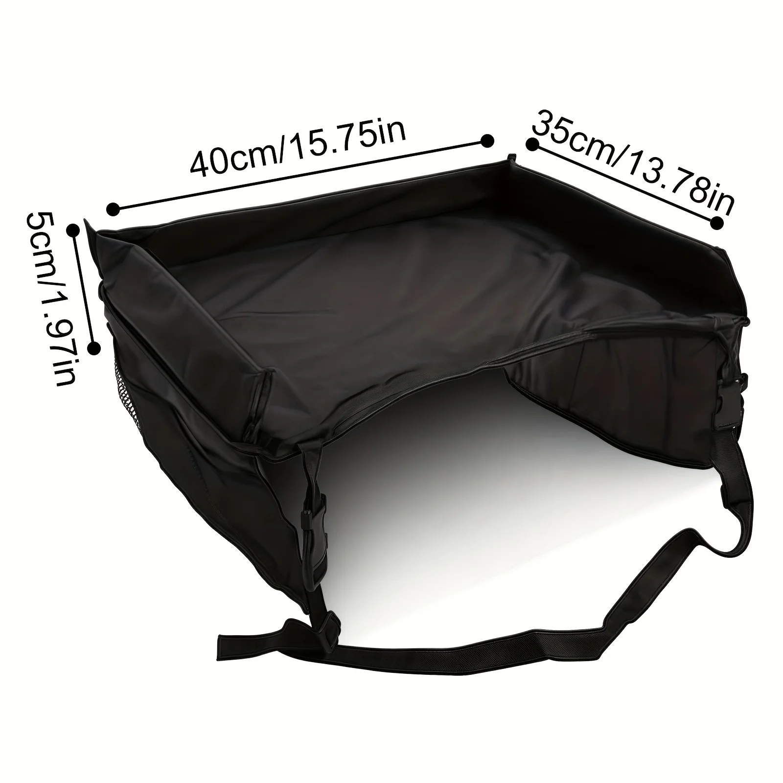 plateau de voyage pliable et extensible pour siège de voiture, avec plusieurs poches de rangement, design léger et mural pour avion et voiture