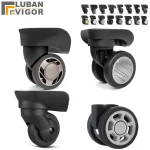 Roues à bagages accessoires valise chariot roulettes universelles muet portable réparation vieille valise