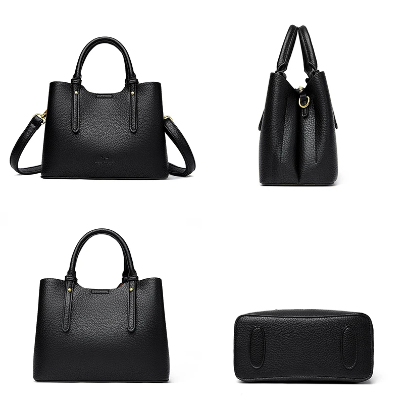sac à main en cuir classique pour femme, grand fourre tout pour femme, sac à bandoulière pour femme, sac à main de luxe initié, designer, mode, 2024