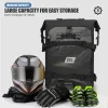 pack de bagages pour moto, sac de siège arrière multifonction étanche pour motocross 10l 20l 30l, sac à dos d'équitation en plein air
