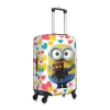 kawaii despicable me minions housse de valise dessin animé pratique voyage protection bagages accessoires vol