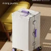 valises de voyage 28/30/32 pouces, grande capacité, nouveau, solide et durable, cadre en aluminium épais, valise à roulettes, 20 pouces