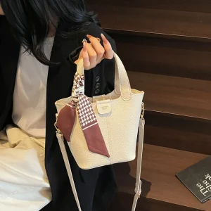 Sac à main en cuir pour femmes, fourre-tout de styliste de mode élégant, sac à bandoulière de luxe pour un Look quotidien moderne et Chic