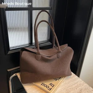 sac à main femme sacs marques luxes Porte-documents d&rsquo;affaires Style sacs à bandoulière pour femmes doux Faux daim grande capacité Shopper fourre-tout 2025 derniers sacs à main de créateur de luxe