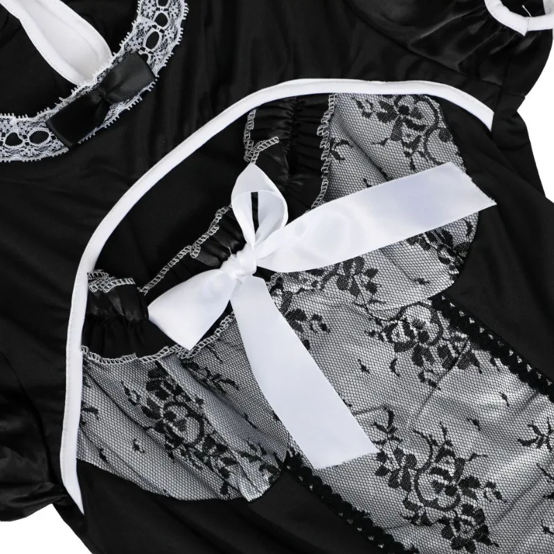costume de femme de chambre noir pour jeu de rôle! disponible en tailles m xl idéal pour les vêtements et accessoires de déguisement de jeu et de cosplay