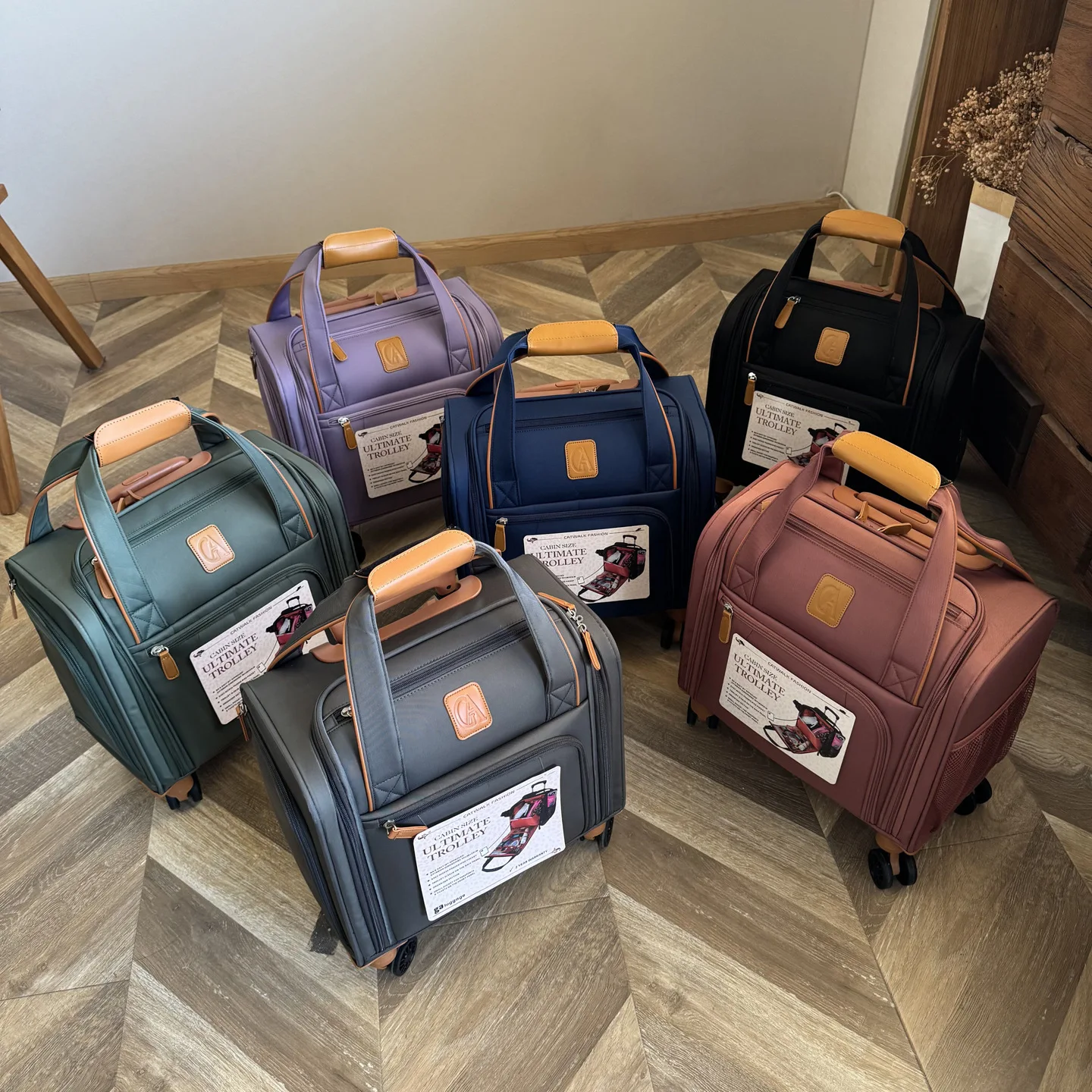 bagage d'embarquement ultra léger et silencieux de 16 pouces, roues universelles, bagage d'ordinateur, valise de voyage étanche