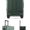 2024 capacité ensembles de bagages durables 100% valise en aluminium roues femmes fille hommes cabine bagage à main voyage d'embarquement 20/24/26/28