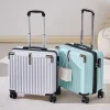 Petite valise de voyage légère de 18 pouces, peut être embarquée avec verrouillage par mot de passe, roues universelles