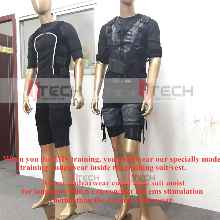 miha bodytec costume polyamide élasthanne costume bodytech ems costume ems complet corps électrostimulation ems costume ems combinaison d'entraînement