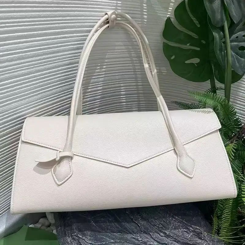 sac à bandoulière à rabat sous les bras, fourre tout à une épaule sous les bras, sac à saucisses en daim isolé, couleur unie, résistant à l'usure