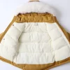 combinaison de ski pour enfants, coupe vent et imperméable, doudoune et pantalon, manteau de neige, salopette, pantalons en duvet, parkas, ensembles doux et chauds