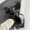 sac à main en cuir pu avec sangle réglable, sac à bandoulière pour hommes et femmes, sacoche en forme de bouledogue, sac à main pour shopping et voyage